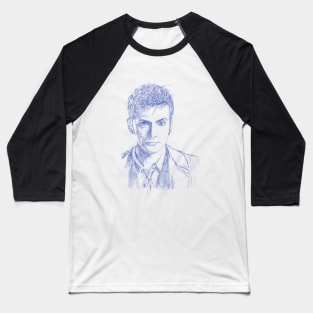 10th DOCTOR IN BLUE Baseball T-Shirt